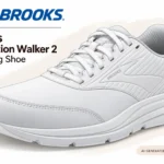 file_0000000006188230add721c9b205b08b - Rejuva Sole™ White Brooks Addiction Walker 2 men's walking shoe illustration, side view with brand logo nearby.
